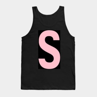 S letter Tank Top